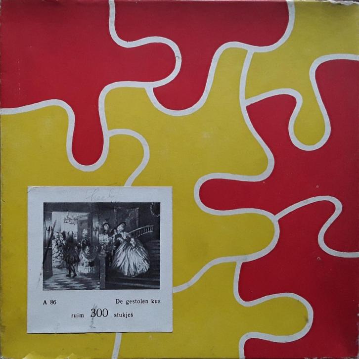 Oude Perfect puzzel jaren '30. Ruim 300 stukjes. Compleet., Hobby en Vrije tijd, Denksport en Puzzels, Zo goed als nieuw, Legpuzzel