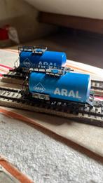 Te koop 2 x ARAL ketelwagon van marklin 4646, Ophalen of Verzenden