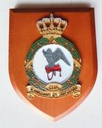 Nieuw houten Onderdeelsschildje Luchtmacht CLSK., Verzamelen, Ophalen of Verzenden, Luchtmacht, Nederland, Embleem of Badge