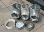 Spiro buis t-stuk en dop, Overige materialen, Nieuw, Ophalen of Verzenden, Minder dan 2 meter