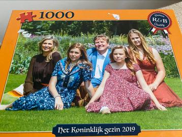 Prachtige puzzel, nieuw, van het koninklijk gezin! 1000st