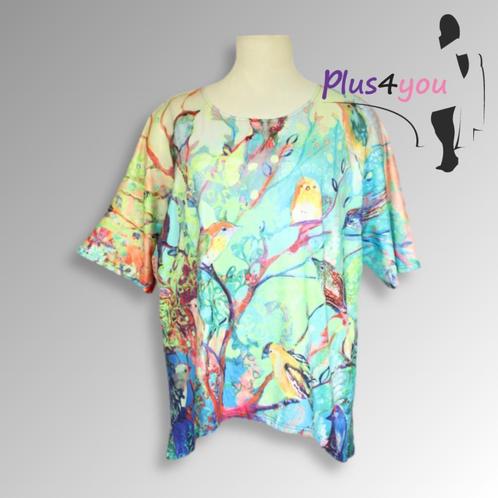 30476 Zgan A lijn tuniek  mt 56/58  J08, Kleding | Dames, Grote Maten, Zo goed als nieuw, Blouse of Tuniek, Overige kleuren, Ophalen of Verzenden