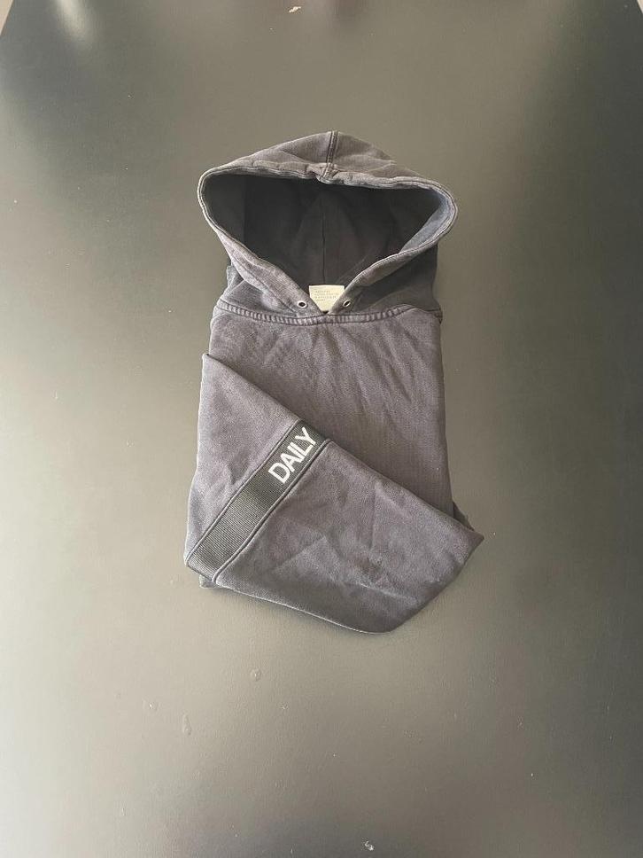 Daily Paper Captain Hoodie Zwart Maat S, Kleding | Heren, Truien en Vesten, Zo goed als nieuw, Maat 46 (S) of kleiner, Zwart, Ophalen of Verzenden