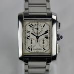 Cartier Tank Franchaise - 2303 - "Chronoflex", Overige merken, Staal, Cartier, Gebruikt