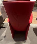 Fauteuil relax stoel rood verstelbaar leer nieuw, Ophalen, Nieuw, Leer
