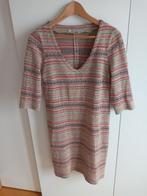 L aparte jurk fijn gebreid beige rood groen blauw dessin SB, Overige kleuren, Maat 42/44 (L), Sissy-Boy, Ophalen of Verzenden