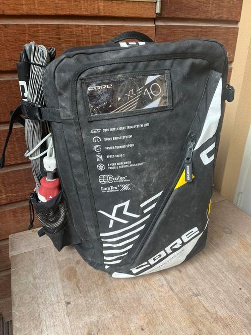 Prachtige core xr6 10m2 met sensor 3 pro bar, Watersport en Boten, Kitesurfen, Zo goed als nieuw, 10 m², Geen board, Ophalen of Verzenden
