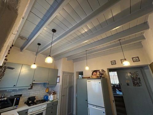 Degelijke hanglampjes, Huis en Inrichting, Lampen | Hanglampen, Gebruikt, Minder dan 50 cm, Glas, Ophalen