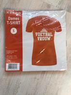 Oranje t-shirt “voetbal vrouw”, Oranje, Ophalen of Verzenden, Zo goed als nieuw, Korte mouw