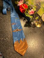 Vicky Davis New York Stropdas met Vliegtuig Patroon, Ophalen of Verzenden, Zo goed als nieuw, Blauw, Met patroon