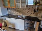 Gratis af te halen Granieten werkblad 220 cm (in 3 delen), Huis en Inrichting, Keuken | Keukenelementen, Ophalen, Gebruikt, 200 cm of meer