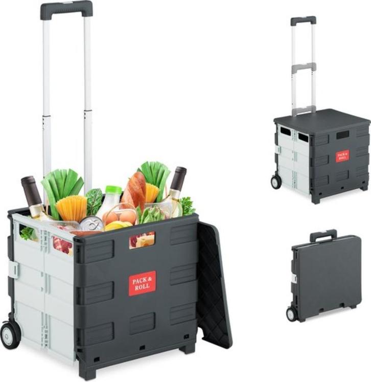 boodschappentrolley op wielen, Huis en Inrichting, Keuken | Keukenbenodigdheden, Nieuw, Ophalen of Verzenden