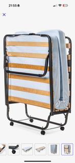 Eenpersoons logeerbed,  vouwbed, Ophalen, Gebruikt, 90 cm, Eenpersoons