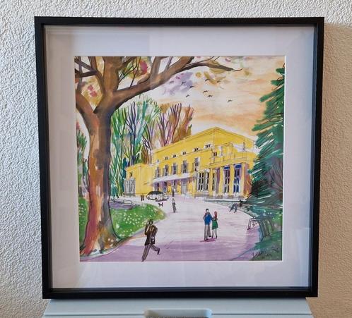 ingelijste print Guus van Eck, Antiek en Kunst, Kunst | Schilderijen | Modern, Ophalen of Verzenden