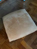 Kussen 60x60 nubuck leer, Huis en Inrichting, Woonaccessoires | Kussens, Ophalen of Verzenden, Zo goed als nieuw, Vierkant