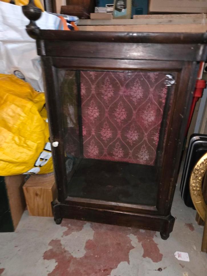 Antieke Toonbank Vitrinekast, Antiek en Kunst, Antiek | Meubels | Kasten, Ophalen