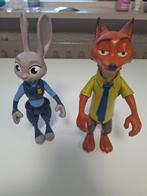 Zootopia fox en bunny actiefiguren, Ophalen of Verzenden, Zo goed als nieuw