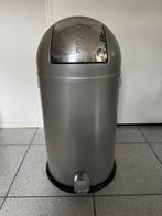 Wesco Kickboy afvalbak 40l grijs, Huis en Inrichting, Woonaccessoires | Prullenbakken, Ophalen, Gebruikt, Met pedaal, 30 tot 40 liter