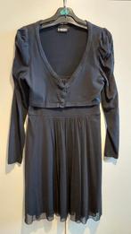 Jurk met bijpassende bolero zwart maat M feest chique kerst, Maat 38/40 (M), Jessica, Overige typen, Zwart