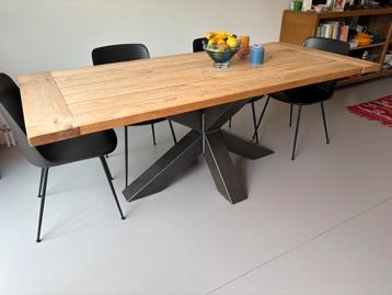 Tafel - Jorg Steigerhout 200x90 beschikbaar voor biedingen