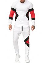 SALES! 1215 Wit skinny trainingspak maat XL, Kleding | Heren, Wit, Ophalen of Verzenden, Algemeen, Maat 56/58 (XL)
