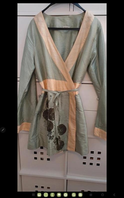 Zijden blouse / jasje van Noa Noa, Kleding | Dames, Blouses en Tunieken, Nieuw, Maat 38/40 (M), Groen, Ophalen of Verzenden