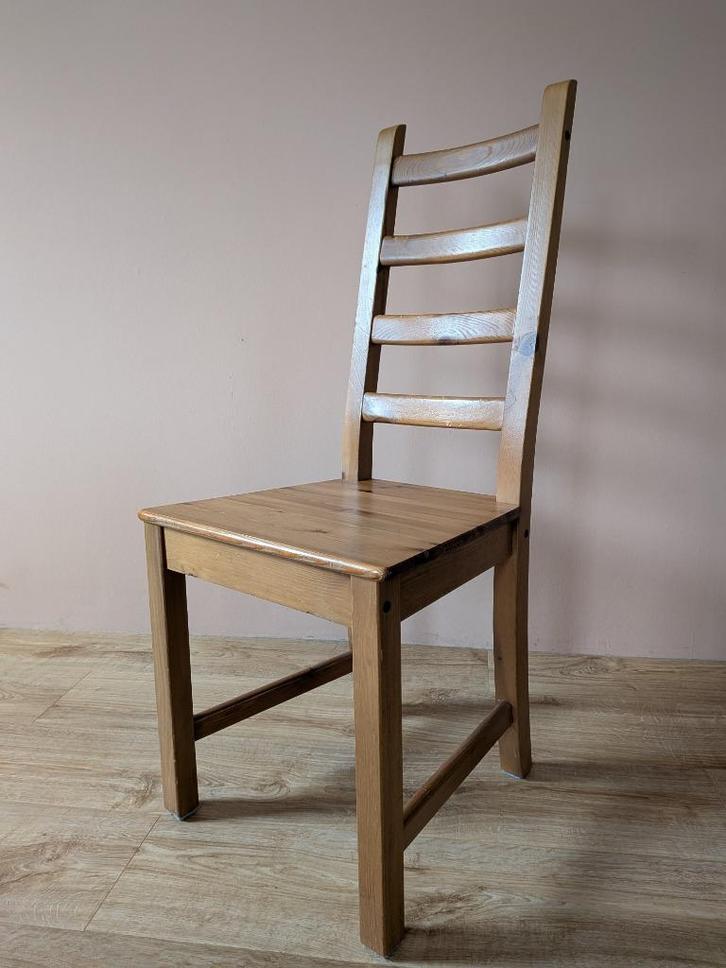 Ikea eetkamer stoelen, 6 stuks, Huis en Inrichting, Stoelen, Gebruikt, Vijf, Zes of meer stoelen, Hout, Bruin, Ophalen