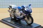 Suzuki GSX-R750 1:18 blauw/wit Maisto, Hobby en Vrije tijd, Maisto, May Cheong Group France S.A.S., Nieuw, Ophalen of Verzenden