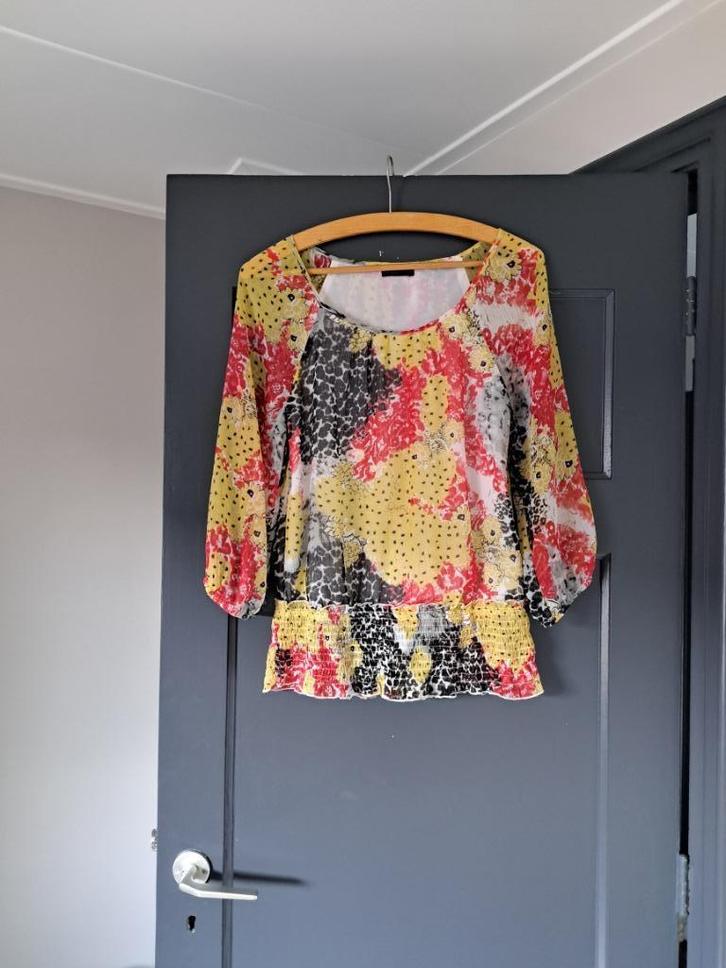 **Vero Moda prachtige kleurrijke top , maat S**., Kleding | Dames, Tops, Zo goed als nieuw, Maat 36 (S), Lange mouw, Ophalen of Verzenden