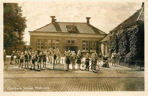 (378-332-035) Midwolda Openbare School, Verzamelen, Ansichtkaarten | Nederland, Groningen, Verzenden