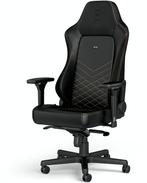 Noblechairs Hero Gamingstoel kunstleer Zwart/Goud, Ophalen, Gaming bureaustoel, Zwart, Zo goed als nieuw