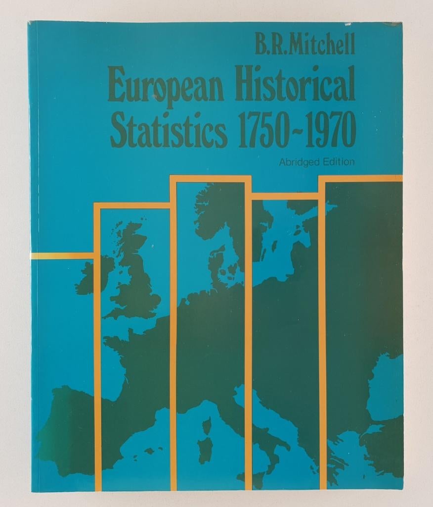 Mitchell, B.R. - European Historical Statistics 1750-1970, Boeken, Verzenden, Europa, 20e eeuw of later, Gelezen