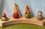 Jaarring steker herfst Seizoenstafel Vrije School kabouter, Verzenden, Nieuw, Figuurtje(s), Wolvilt