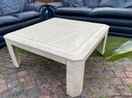 Salontafel travertin-vintage gemaakt in de filipijnen, Huis en Inrichting, Tafels | Salontafels, Ophalen, Overige materialen, Gebruikt