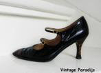 2151 VINTAGE Casadei designer high heels pumps 37 38, Kleding | Dames, Schoenen, Ophalen of Verzenden, Bruin, Zo goed als nieuw