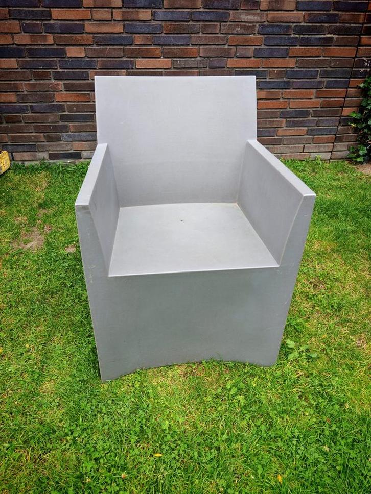 Antraciet grijs Green Stoel Haans, design Ed van Engelen, Tuin en Terras, Tuinstoelen, Zo goed als nieuw, Kunststof, Ophalen