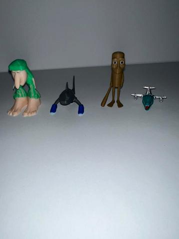 Set van 4 Italiaanse Brainrot Karakters3 D-geprinte Figuren beschikbaar voor biedingen
