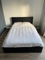 IKEA-MALM bed 140x200cm, Huis en Inrichting, Slaapkamer | Bedden, Overige materialen, Gebruikt, 140 cm, Zwart