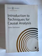Introduction to Techniques for Casual Analysis, Ophalen of Verzenden, Gamma, Zo goed als nieuw, WO
