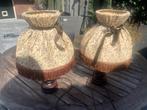 Tafellampjes, Huis en Inrichting, Hout, Gebruikt, Vintage, Ophalen of Verzenden
