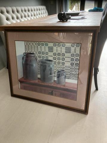 Twee ingelijste prints van P. Campanelli - Indigo Blues beschikbaar voor biedingen