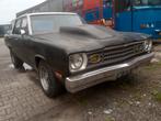 Plymouth Valiant 318 STROKER V8 AUT 1973 Grijs, Auto's, Automaat, Achterwielaandrijving, 8 cilinders, Zwart