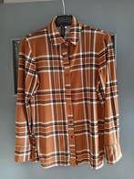 Iz Naiz travelstof blouse maat L, Ophalen of Verzenden, Zo goed als nieuw, Bruin, 80 tot 90 cm