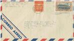 B 1045 Guatemala 1945 naar Amerika USA Koloniaal gebouw, Postzegels en Munten, Brieven en Enveloppen | Buitenland, Envelop, Ophalen of Verzenden