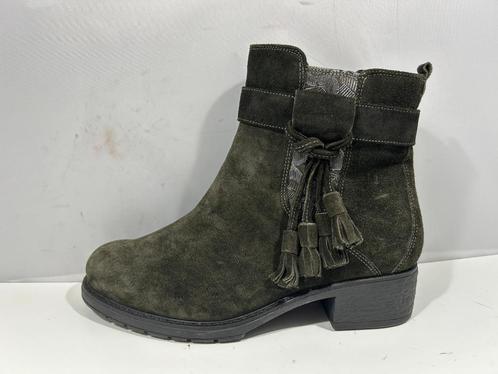 Durea, maat 38K (extra wijd) mooie groen suède laarsjes, Kleding | Dames, Schoenen, Nieuw, Lage of Enkellaarzen, Groen, Verzenden