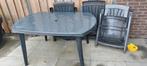 jardin tuinset met 3 stoelen, Tuin en Terras, Ophalen, Gebruikt, Kunststof, 4 zitplaatsen
