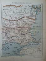 28 / Litho van J. Kuyper uit 1880: Oost Turkije en Bulgarije, Ophalen of Verzenden