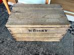 mooie houten whisy kist om spulletjes in op te bergen, Ophalen of Verzenden, Gebruikt