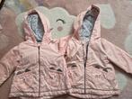 Tweeling tussenjas maat 86 roze zgan, Kinderen en Baby's, Tweelingen en Meerlingen, Ophalen, Zo goed als nieuw, Kleding