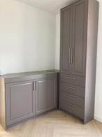 Gratis af te halen mooie solide taupe kleurige kasten, Huis en Inrichting, Kasten | Kledingkasten, Ophalen, Kunststof, 200 cm of meer